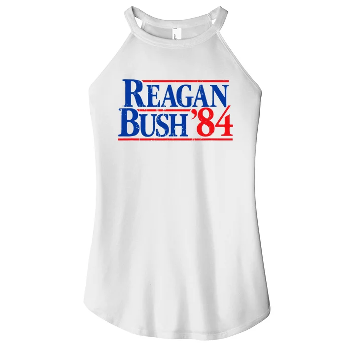 Reagan Bush 84 Vintage Republican Women’s Perfect Tri Rocker Tank