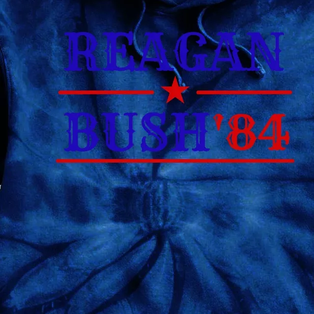 Reagan Bush 84 Tie Dye Hoodie