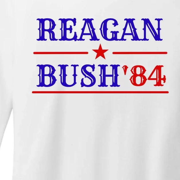 Reagan Bush 84 Womens CVC Long Sleeve Shirt