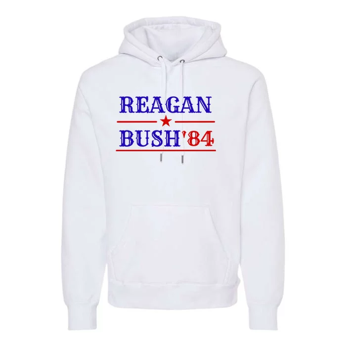 Reagan Bush 84 Premium Hoodie