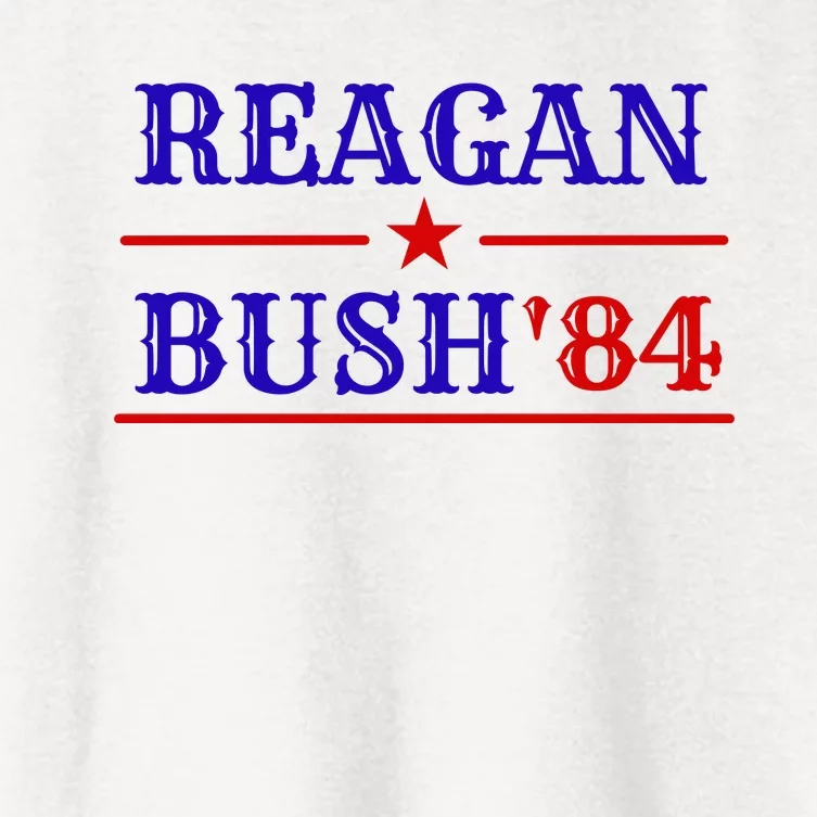 Reagan Bush 84 Women's Crop Top Tee