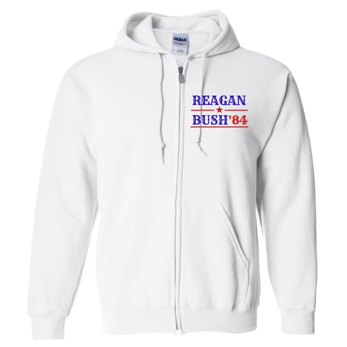 Reagan Bush 84 Full Zip Hoodie