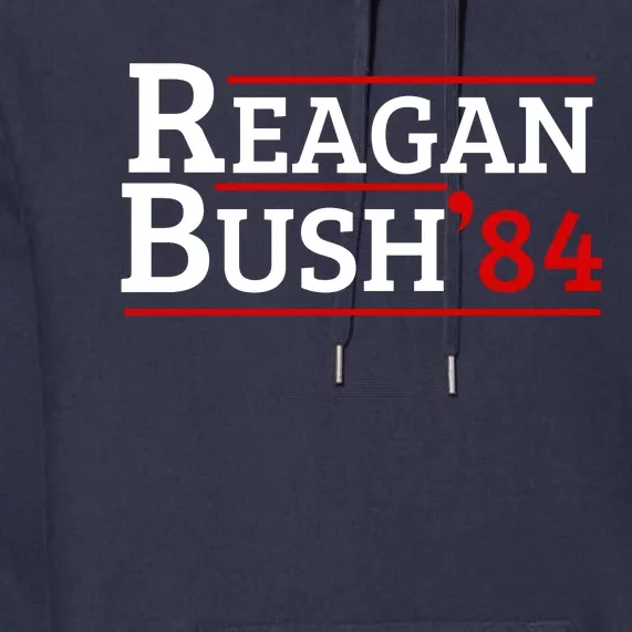 Reagan Bush 84 Premium Hoodie