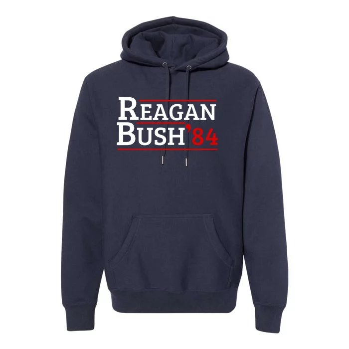 Reagan Bush 84 Premium Hoodie