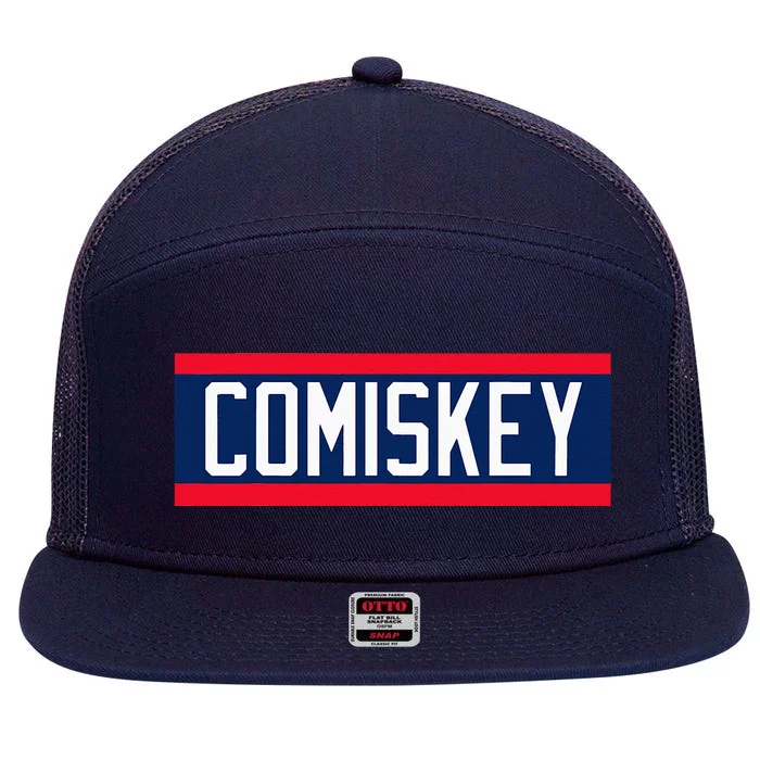 Retro Baseball 80's Throwback StyleI Still Call It Comiskey 7 Panel Mesh Trucker Snapback Hat