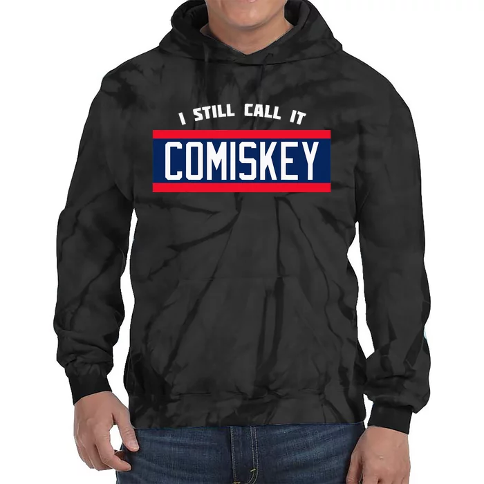 Retro Baseball 80's Throwback StyleI Still Call It Comiskey Tie Dye Hoodie