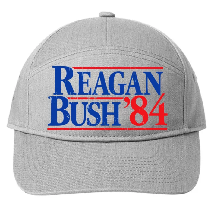 Reagan Bush '84 Vintage Republican 7-Panel Snapback Hat