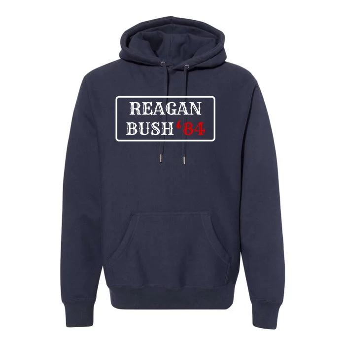 Reagan Bush 84 Premium Hoodie