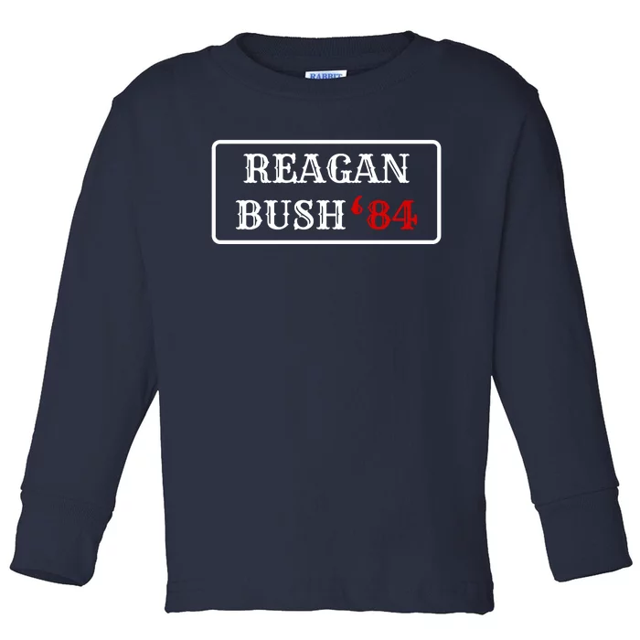 Reagan Bush 84 Toddler Long Sleeve Shirt