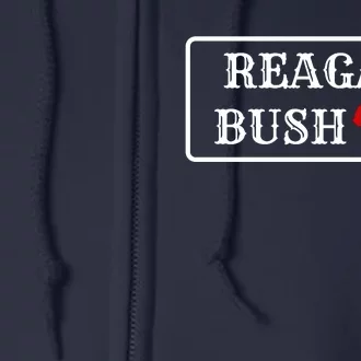 Reagan Bush 84 Full Zip Hoodie