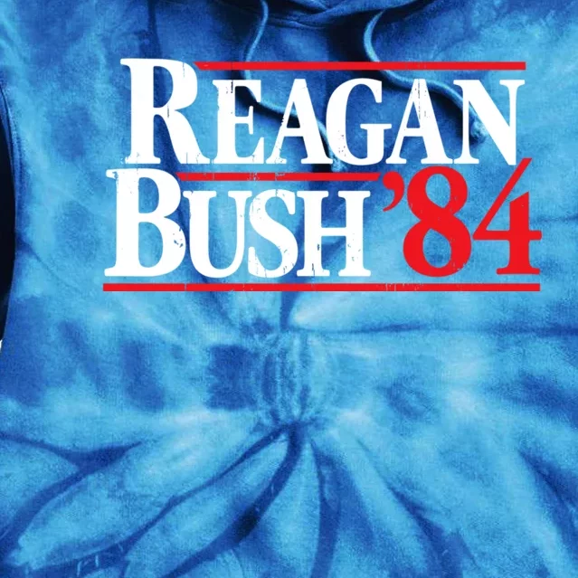 Reagan Bush 84 Tie Dye Hoodie