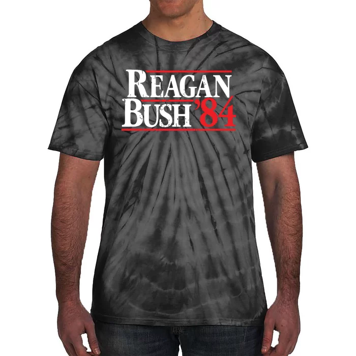 Reagan Bush 84 Vintage Republican Tie-Dye T-Shirt