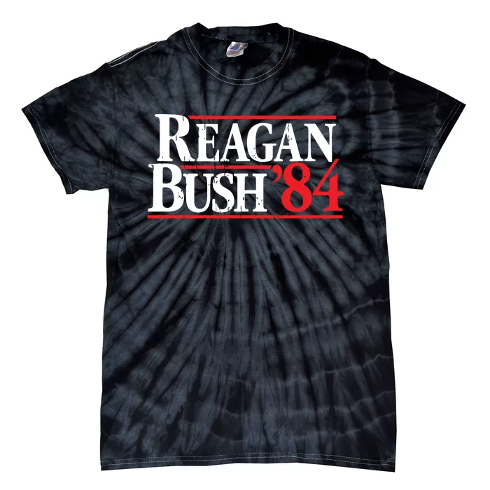 Reagan Bush 84 Vintage Republican Tie-Dye T-Shirt