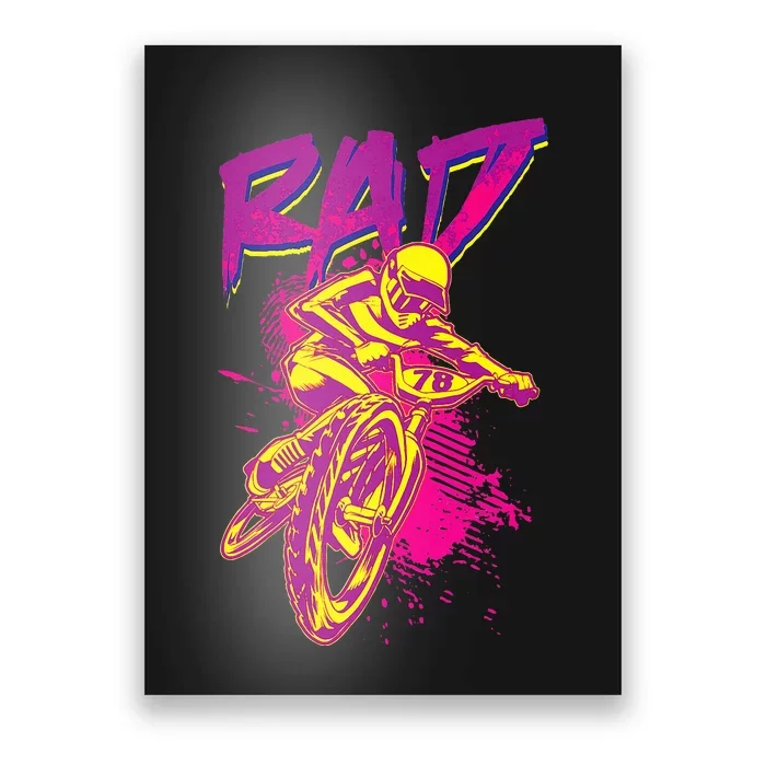 Rad Bmx 80s Poster