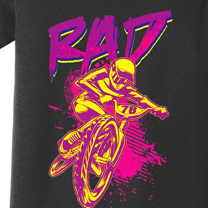 Rad Bmx 80s Baby Bodysuit