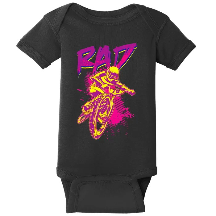 Rad Bmx 80s Baby Bodysuit