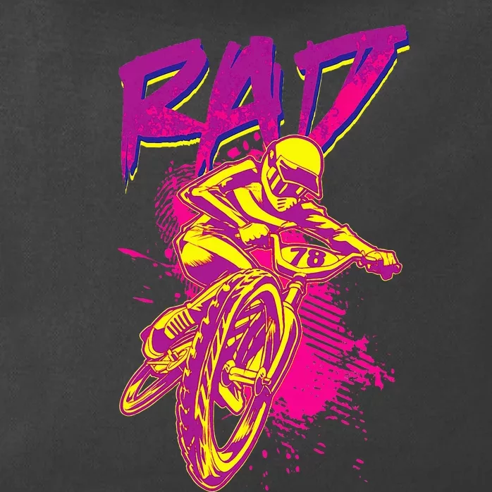 Rad Bmx 80s Zip Tote Bag