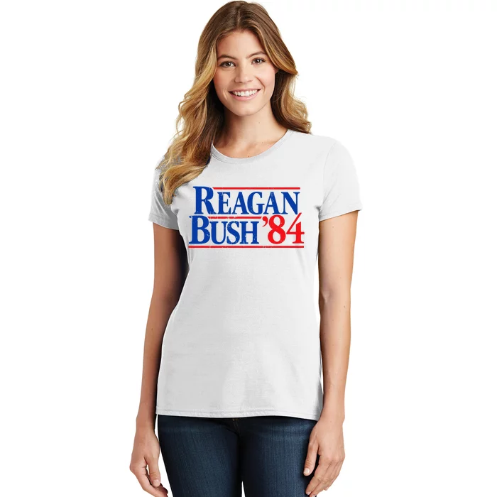 Reagan Bush 84 Vintage Republican Women's T-Shirt