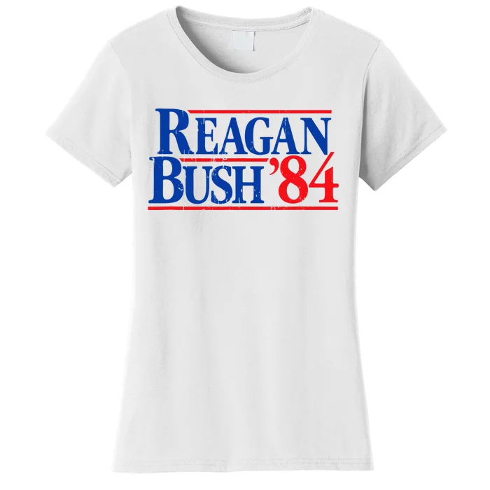 Reagan Bush 84 Vintage Republican Women's T-Shirt