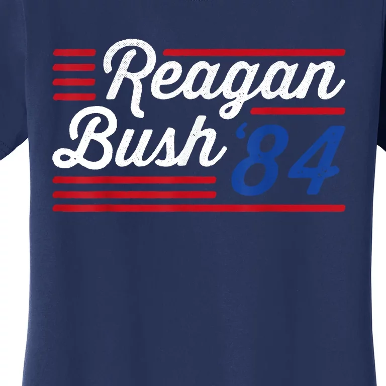 Reagan Bush 84 Conservative Republican Women's T-Shirt