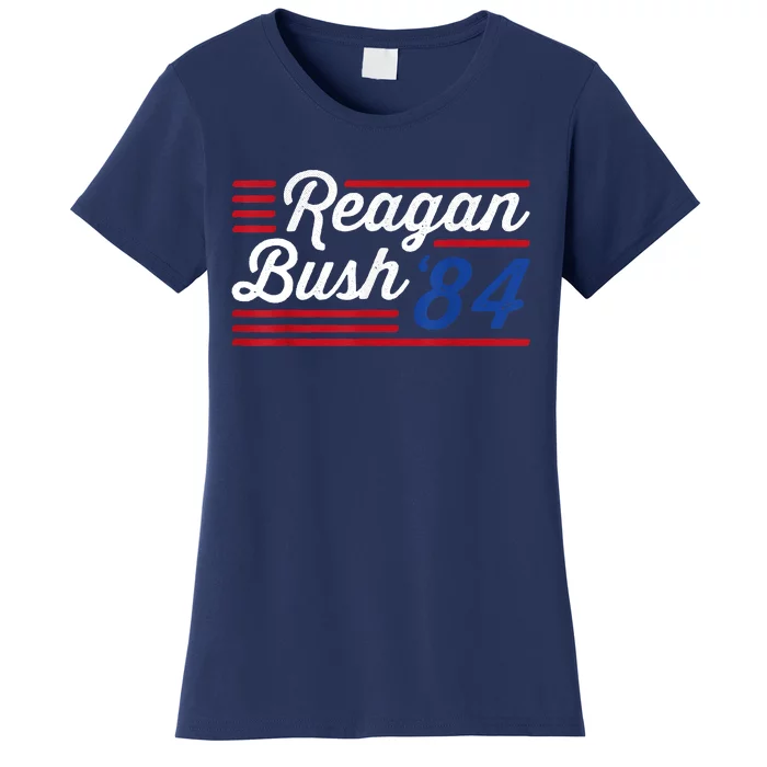 Reagan Bush 84 Conservative Republican Women's T-Shirt