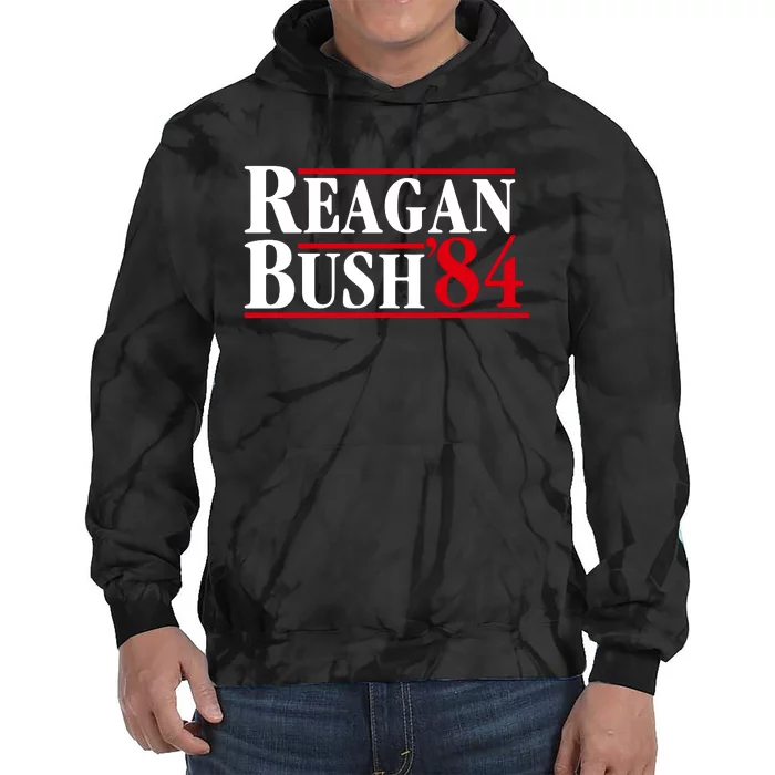 Reagan Bush 84 Shirt Presidential Campaign Tie Dye Hoodie