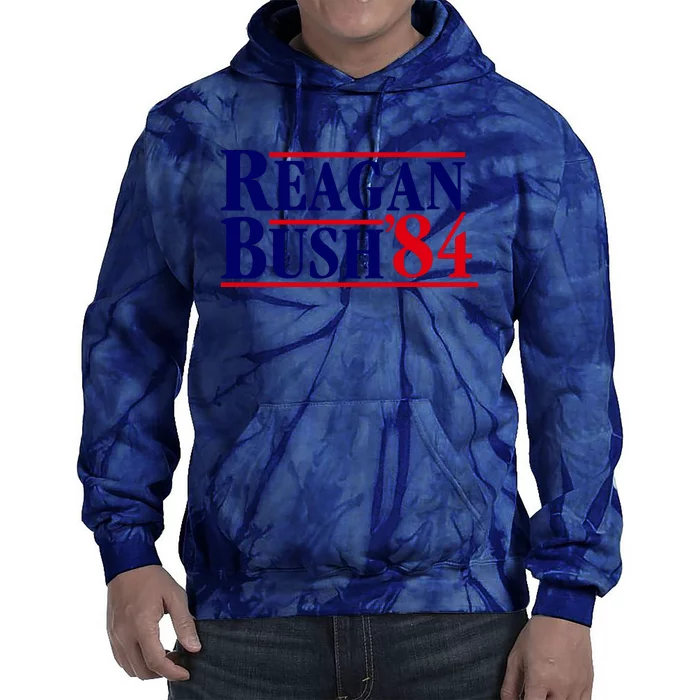 Reagan Bush 84 Shirt Presidential Campaign Tie Dye Hoodie