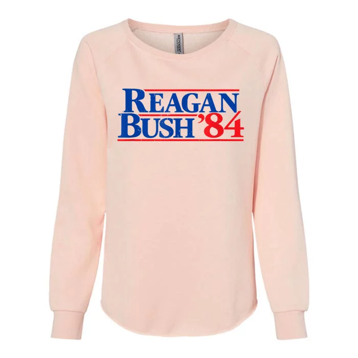 Reagan Bush '84 Vintage Republican Womens California Wash Sweatshirt