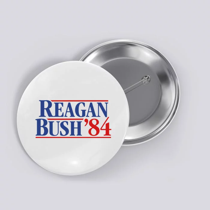 Reagan Bush 84 Button