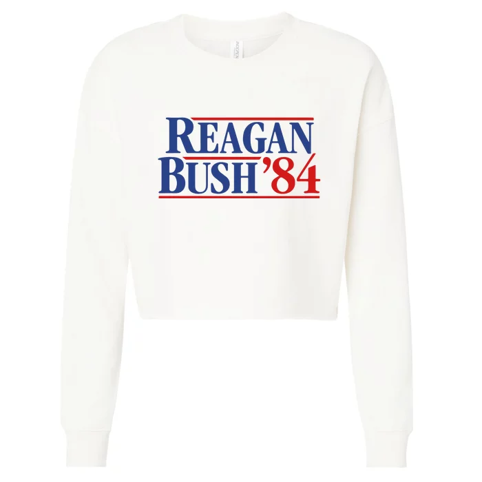 Reagan Bush 84 Cropped Pullover Crew