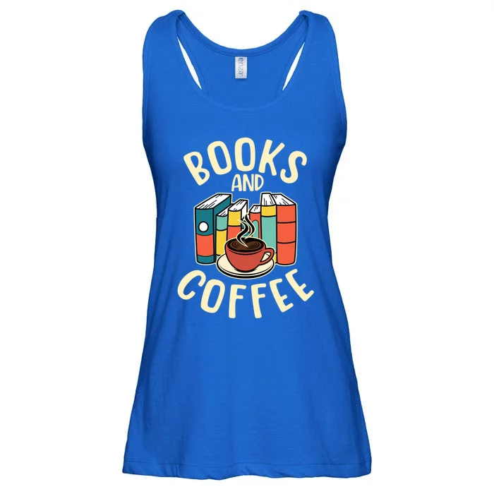 Reading Books And Coffee Bookaholilc Bookworm Reading Gift Ladies Essential Flowy Tank