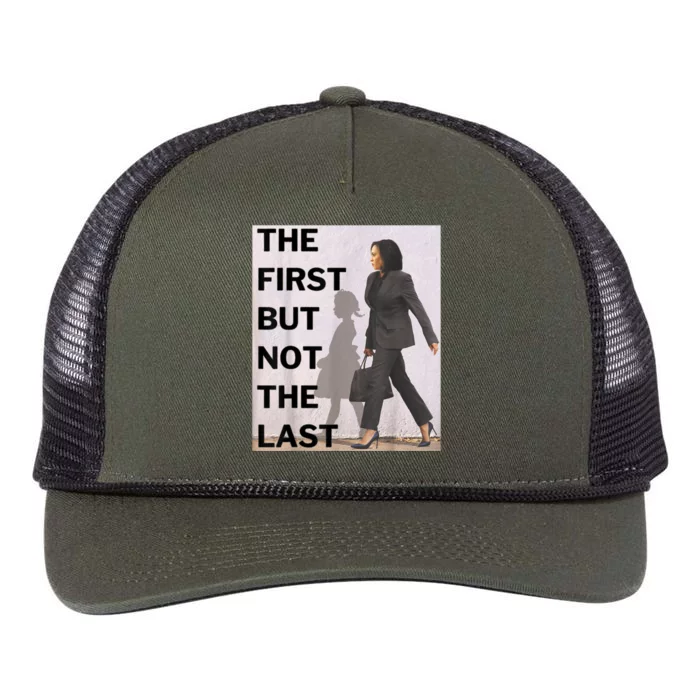 Ruby Bridges And Kamala Harris The First But Not The Last Retro Rope Trucker Hat Cap