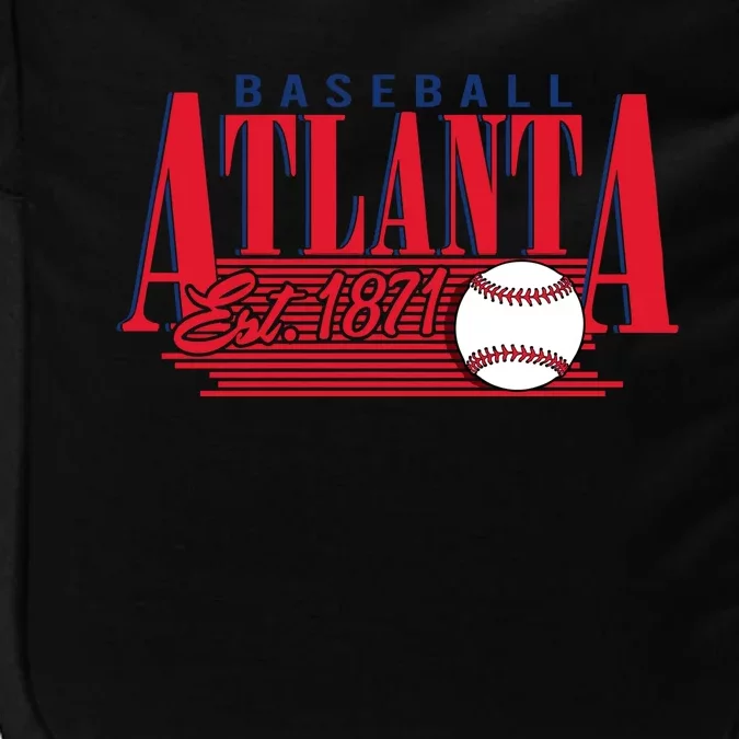 Retro Baseball Atlanta Est 1871 Impact Tech Backpack