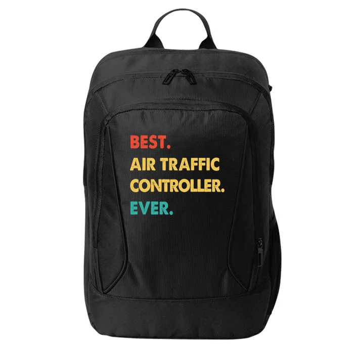 Retro Best Air Traffic Controller Ever Gift City Backpack