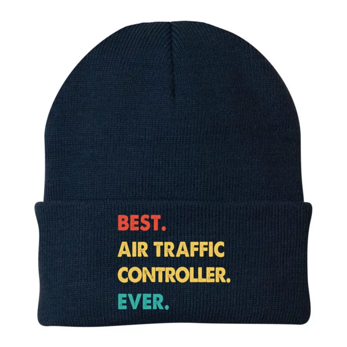 Retro Best Air Traffic Controller Ever Gift Knit Cap Winter Beanie