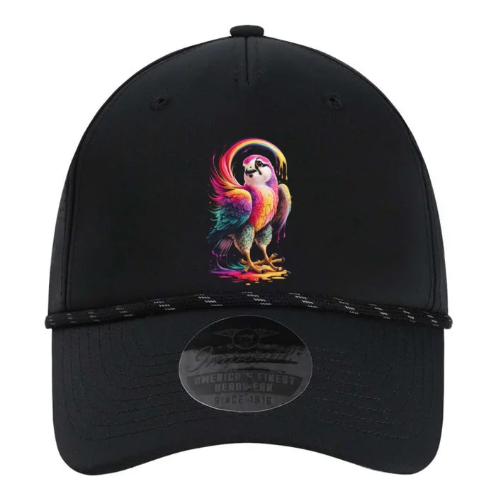 Rainbow Bird Art Colorful Bird Lover Birdwatching Gift Performance The Dyno Cap