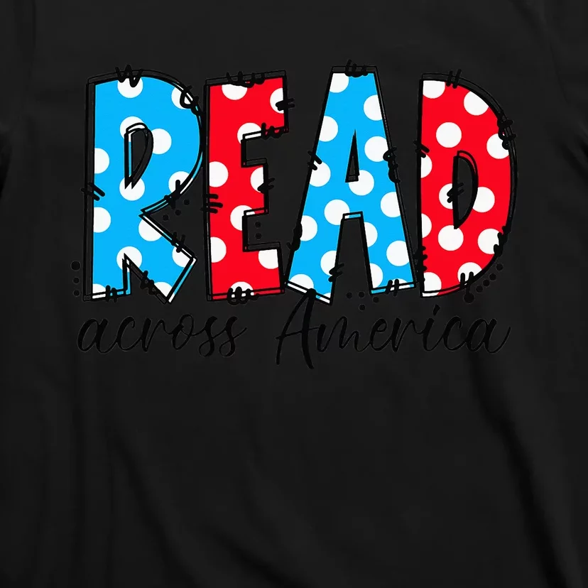 Read Books Across America Funny Bookworm Reader Book Lover T-Shirt