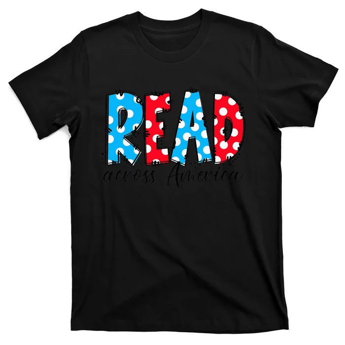 Read Books Across America Funny Bookworm Reader Book Lover T-Shirt