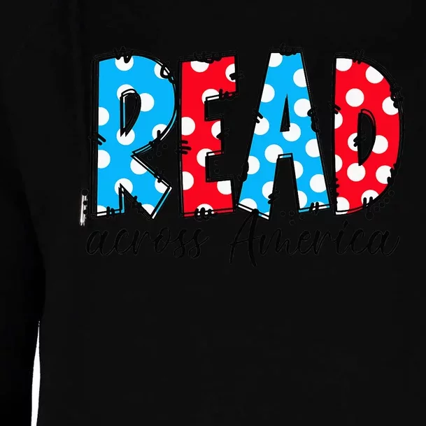 Read Books Across America Funny Bookworm Reader Book Lover Womens Funnel Neck Pullover Hood