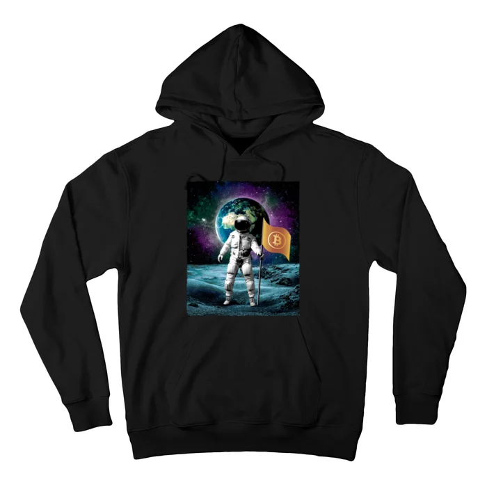 Retro Bitcoin Astronaut Hoodie