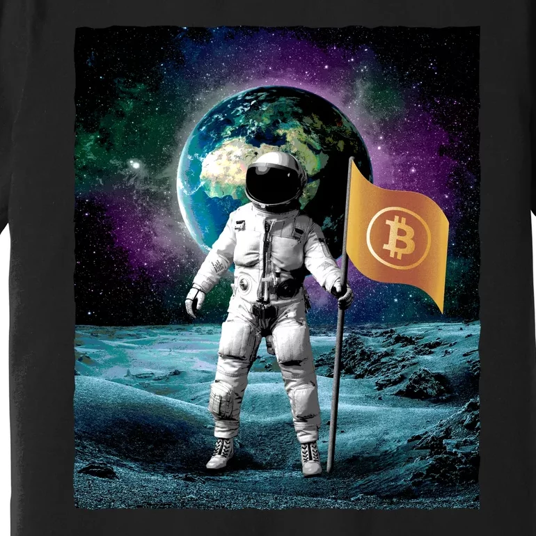 Retro Bitcoin Astronaut Premium T-Shirt