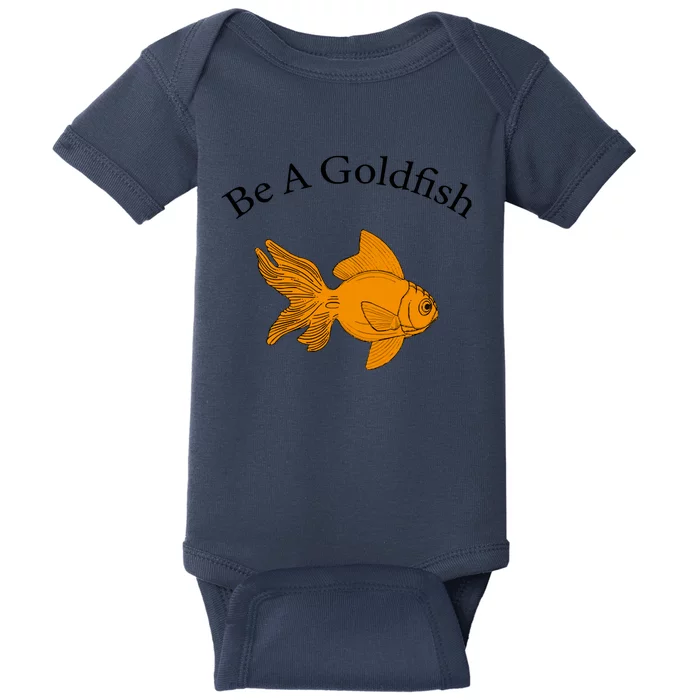 Retro Be A Goldfish Baby Bodysuit