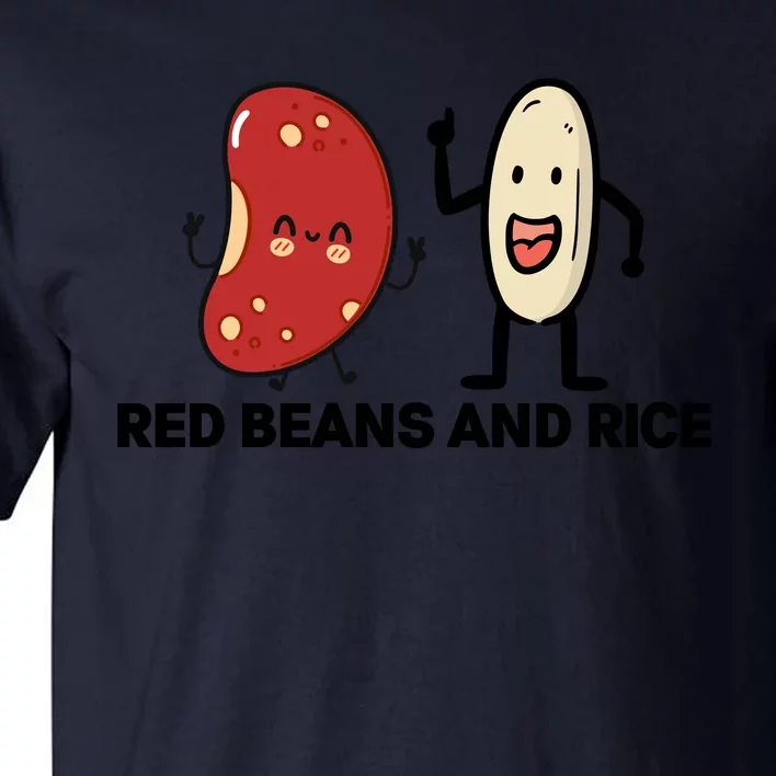 Red Beans And Rice Funny Food Tall T-Shirt