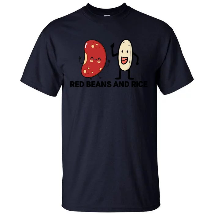 Red Beans And Rice Funny Food Tall T-Shirt