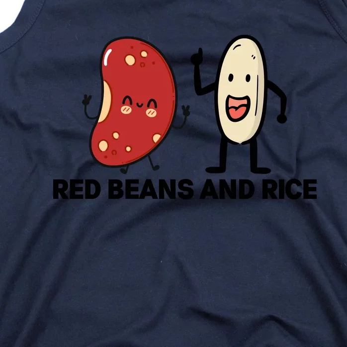 Red Beans And Rice Funny Food Tank Top