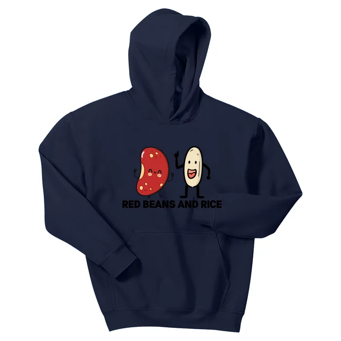 Red Beans And Rice Funny Food Kids Hoodie