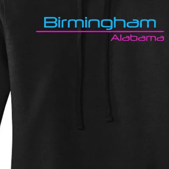 Retro Birmingham Alabama Women's Pullover Hoodie