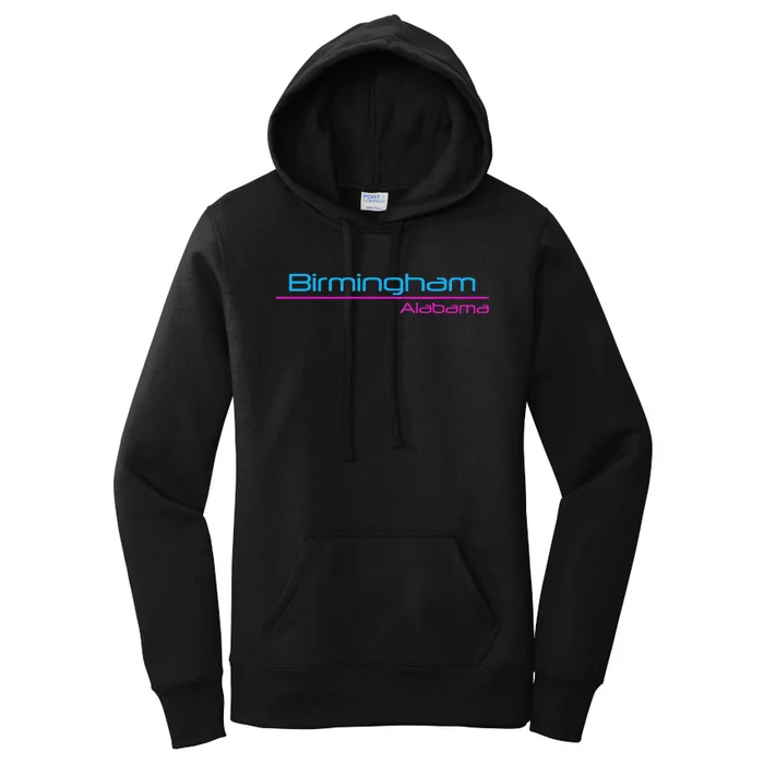 Retro Birmingham Alabama Women's Pullover Hoodie