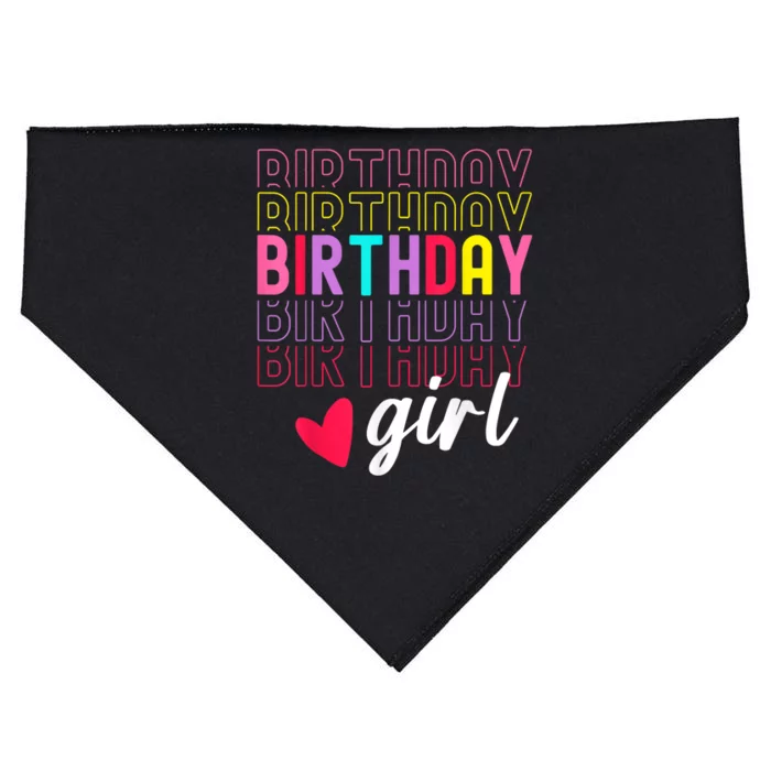 Retro Birthday Awesome Cute Birthday Party USA-Made Doggie Bandana