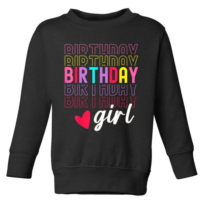 Retro Birthday Awesome Cute Birthday Party Toddler Sweatshirt